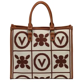 Valentino Tyle Shopper Polyamid Brown