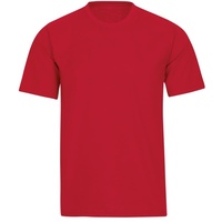 Trigema Herren T-Shirt aus Baumwolle 637202, kirsch, L