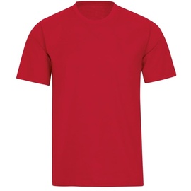 Trigema Herren T-Shirt aus Baumwolle 637202, kirsch, L,