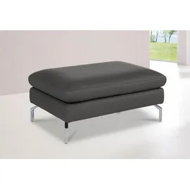 Calia Italia Hocker Dave mit edlem Metallfuß 95 x 42 x 68 cm Grau