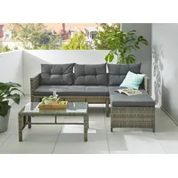 Konifera Gartenlounge-Set »Cádiz«, (Set, 7 tlg., 1x Eckbank, 1x