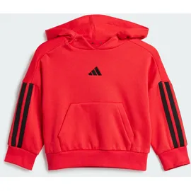 adidas Unisex Baby ESSENTIALS HOODED JOGGER, Pure Ruby/Black/Black, 6-9 Months