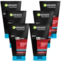 Garnier Hautklar 3in1 Kohle Anti Mitesser Reinigung Peeling Maske 150 ml