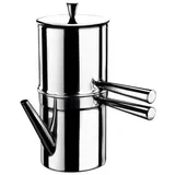 ILSA S.R.L. Neapolitanische Induktionskaffeemaschine 6 Tassen Edelstahl