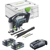 Carvex psbc 420 EB-Basic Akku Pendelstichsäge 18 v 120 mm Brushless + 2x Akku 4,0 Ah + Schnellladegerät + Systainer - Festool