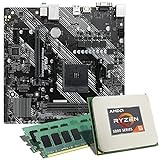 AMD Ryzen 5 5600G / ASUS Prime A520M-K Mainboard Bundle / 32GB | CSL PC Aufrüstkit | AMD Ryzen 5 5600G 6X 3900 MHz, 32GB DDR4-RAM, GigLAN, M.2 Port, USB 3.2 Gen1 | Aufrüstset | PC Tuning Kit
