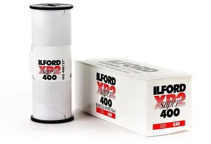 Ilford XP-2 400 Super 120 schwarz/weiß Rollfilm
