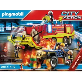Playmobil City Action Feuerwehreinsatz mit Löschfahrzeug 70557