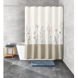 Kleine Wolke Duschvorhang Polyester, Multicolor, 180x200 cm
