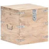 vidaXL Truhe 40x40x40 cm Akazie Massivholz