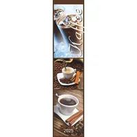 Alpha / Alpha Edition Küchenplaner Kaffee 2025 - Streifen-Kalender
