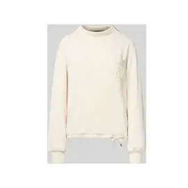 Monari Sweatshirt mit Stehkragen, Rot, 40