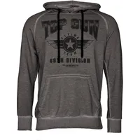 Top Gun Hoodie Grau S