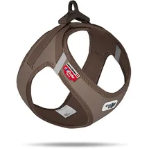 Curli Clasp Vest Hundegeschirr Braun 3XS
