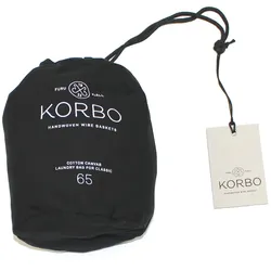 Korbo - Laundry Bag 65, schwarz