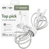 Panzer Glass USB-C auf Lightning Adapter 1,2 m Weiß