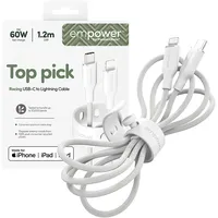Panzer Glass USB-C auf Lightning Adapter 1,2 m Weiß