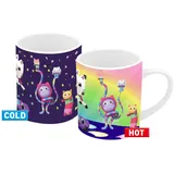 Geda Labels Tasse Farbwechsel Gabbys Dollhouse Party in Lila - 250ml | Gr.: onesize