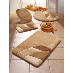 Hagemann Badematte Hagemann beige WC-Vorlage mit Ausschnitt 50x50 cm