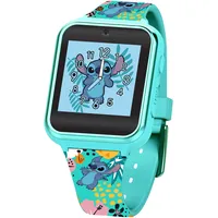 Accutime Disney Kids' Lilo and Stitch Quartz Watch mit Kunststoffband, Aqua, 2 (Modell: LAS4026AZ), Streifen