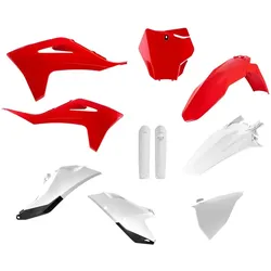 POLISPORT Kunststoffbausatz - rot/weiß, weiss