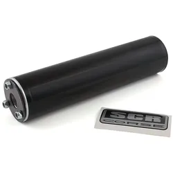 Endschalldämpfer SCR Alu Schwarz für “SCR GP” d.60mm / 240mm lang