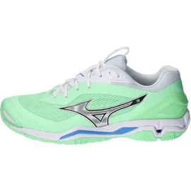 Mizuno Wave Stealth 6 Herren Neo Mint/Black/Frontier Blue 46