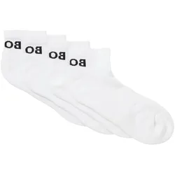 Sportsocken BOSS, Herren, Gr. 43-46, weiß, Baumwollmischung, Socken