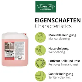 lorito oehme Sanitärreiniger Kalklöser 10 l