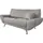 Home Affaire Sessel Saltare 2-Sitzer grau