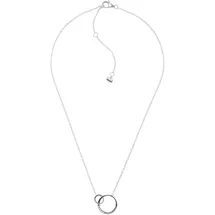Skagen Elin Kette mit Anhänger Edelstahl/Glas Silber
