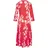 LASCANA Maxikleid Blumenprint Rot/Weiß 34