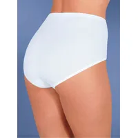 MEY Damen-Taillenslip 2000" 2er-Pack Feinripp weiß Größe 44 - 44