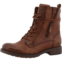 Mustang Damen Stiefelette modischer Boot-Stil 15M0052001, Größe:37 EU, Farbe:Braun - 37 EU