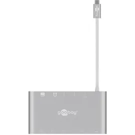 goobay USB-C Multiport-Adapter, USB-C 3.0 [Stecker] (62113)