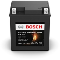 Bosch Automotive Bosch Motorradbatterie YTX7L-BS 6Ah 100A Gel Technologie zyklenfeste Starterbatterie, lagerfähig, wartungsfrei