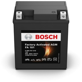 Bosch Automotive Bosch Motorradbatterie YTX7L-BS 6Ah 100A Gel Technologie zyklenfeste Starterbatterie, lagerfähig, wartungsfrei