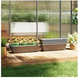 Outsunny Blumentopf 5er Set Kunststoff 59 x 21 x 16 cm grau