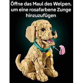 LEGO ICONS Golden Retriever Welpe 11384