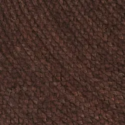 vidaXL Teppich Handgefertigt Jute Rund 150 cm Braun