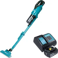 Makita DCL286FST Akku Staubsauger Blau inkl. 1x 5,0 Ah