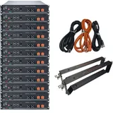PYLONTECH 28,8 kWh 0% MwSt §12 III UstG Solarspeicher Lithium LiFePO4 inkl. Kabel, Halterung und BMS