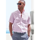 John Devin Kurzarmhemd Regular Fit Rosa L