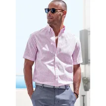 John Devin Kurzarmhemd Regular Fit Rosa L