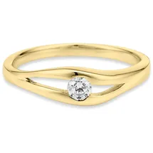 Bruno Banani Fingerring BRUNO BANANI "Schmuck Geschenk Silber 925 Damenring" Gr. 59, gold (gelbgoldfarben, kristallweiß), Fingerringe, Damen, 59, Silber 925 (Sterlingsilber), 1,8mm, Fingerring, mit Zirkonia (synth.)