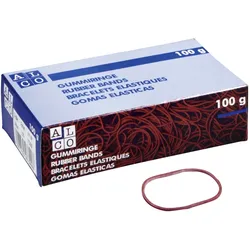 ALCO Gummiring Naturkautschuk 85mm rot 100g