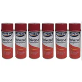 J.W. Ostendorf Vollton- und Abtönfarbe 6x Vectra® Universal Sprühlack rubinrot glänzend Lackspray 400ml Farbs rot