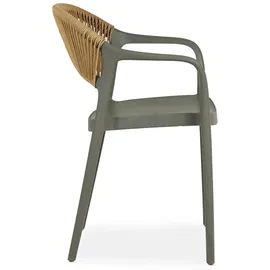 Idimex Gartenstuhl Narciso 56 x 54 x 81 cm grau 6 St.
