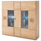 Livetastic Highboard , holzfarben , Maße cm, B: 150 H: 141 T: 38