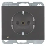 Berker SCHUKO-Steckdose anth/ma 41097006